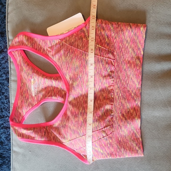 💥2/$20💥 Amazing Sports Sports Bra High Impact Raserback Padded Push Up - Picture 10 of 11